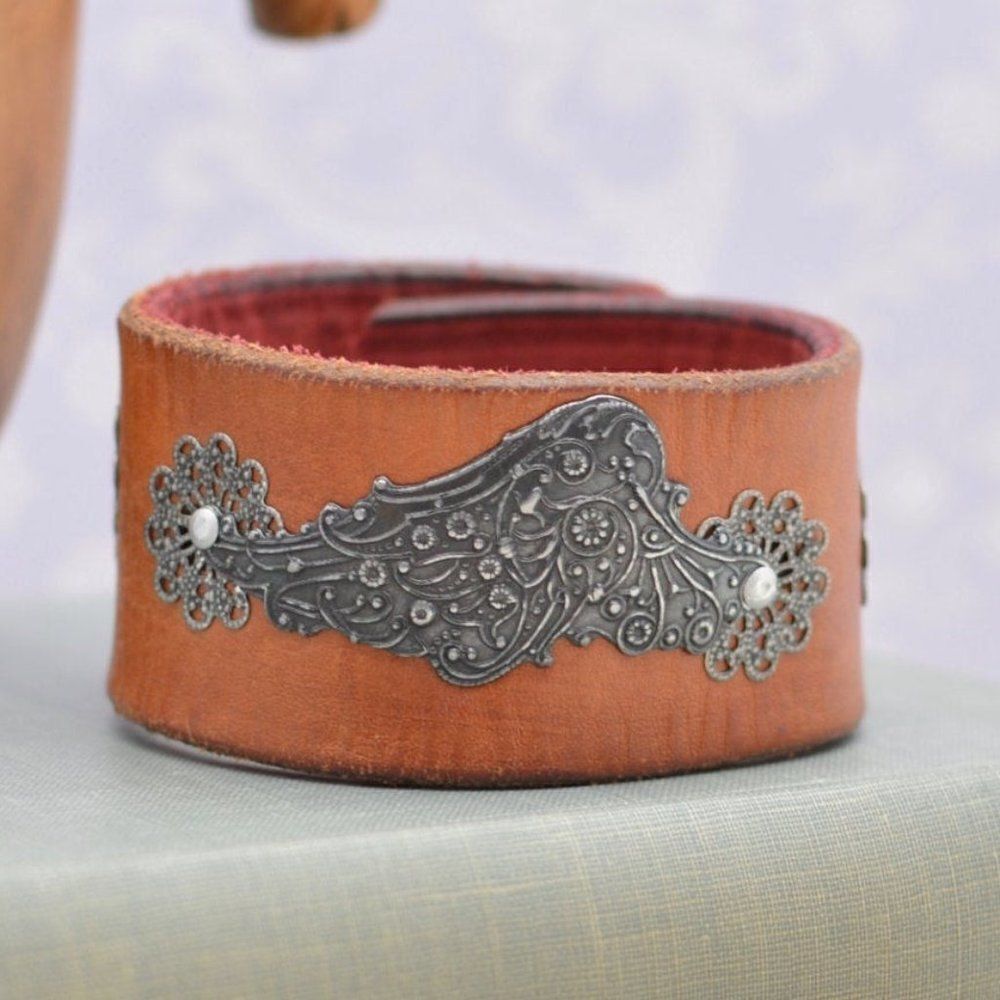 Leather Cuff Bracelet 